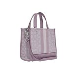 【5色】COACH Dempsey 22 經典帆布拼接托特包 手提斜挎包