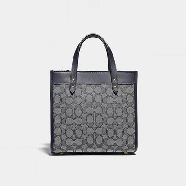 COACH 經典標誌緹花 FIELD TOTE 22號托特包 COACH 經典標誌緹花 FIELD TOTE 22號托特包