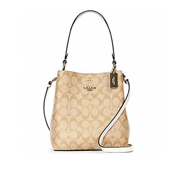 COACH Town 經典馬車LOGO防刮皮革水桶包 COACH Town 經典馬車LOGO防刮皮革水桶包