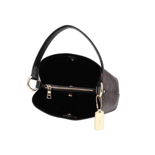 COACH Town 經典馬車LOGO防刮皮革水桶包 COACH Town 經典馬車LOGO防刮皮革水桶包