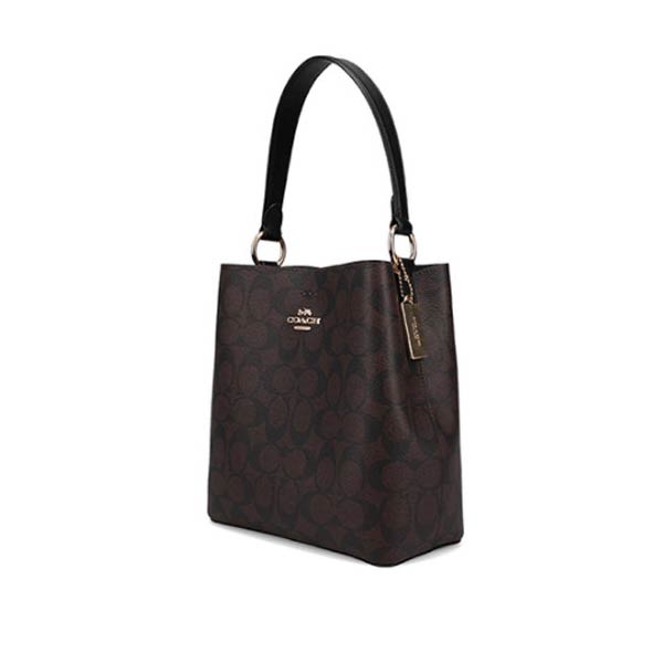 COACH Town 經典馬車LOGO防刮皮革水桶包 COACH Town 經典馬車LOGO防刮皮革水桶包