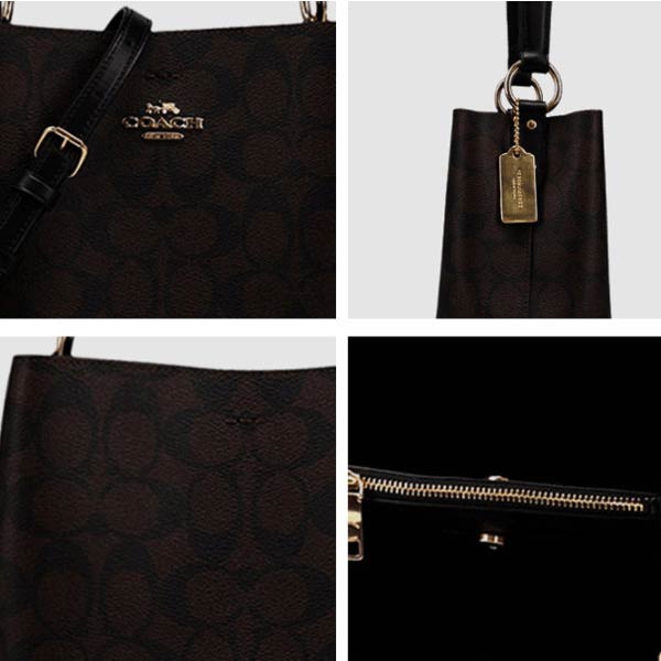 COACH Town 經典馬車LOGO防刮皮革水桶包 COACH Town 經典馬車LOGO防刮皮革水桶包