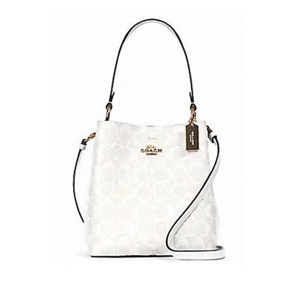 COACH Town 經典馬車LOGO防刮皮革水桶包 COACH Town 經典馬車LOGO防刮皮革水桶包