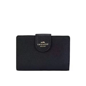 COACH 經典馬車LOGO防刮零錢中夾