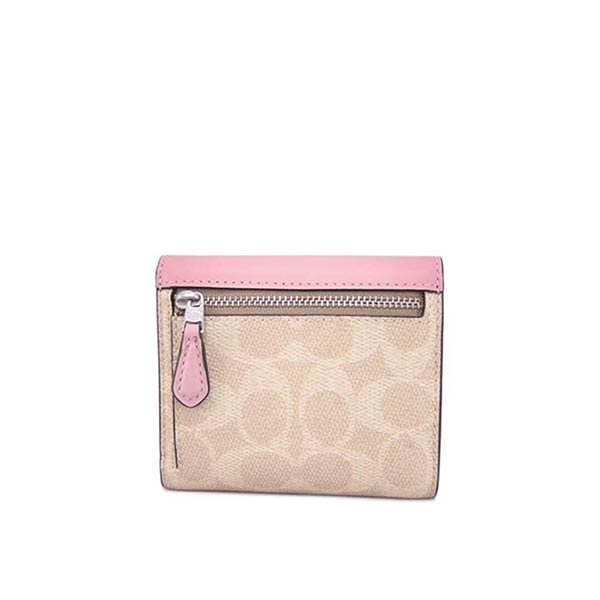 COACH 蔻馳 馬車LOGO防刮皮革三折信封短夾 COACH 蔻馳 馬車LOGO防刮皮革三折信封短夾