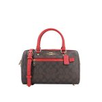 【5色】COACH 蔻馳 Rowan 27 經典老花拼色手提單肩包 波士頓包