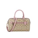 【5色】COACH 蔻馳 Rowan 27 經典老花拼色手提單肩包 波士頓包