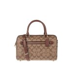 【5色】COACH 蔻馳 Rowan 27 經典老花拼色手提單肩包 波士頓包