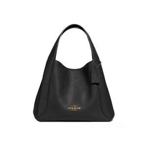 COACH Hadley Hobo 時尚潮流百搭手提包 單肩斜挎包 黑色