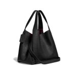 COACH Hadley Hobo 時尚潮流百搭手提包 單肩斜挎包 黑色