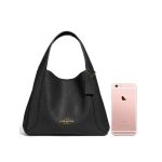 COACH Hadley Hobo 時尚潮流百搭手提包 單肩斜挎包 黑色