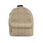 【經典熱賣款】COACH Charlie Backpack 老花拼色雙肩包 後背包 旅行包 中號 5色可選