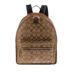 【經典熱賣款】COACH Charlie Backpack 老花拼色雙肩包 後背包 旅行包 中號 5色可選
