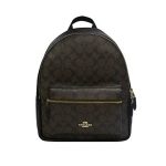 【經典熱賣款】COACH Charlie Backpack 老花拼色雙肩包 後背包 旅行包 中號 5色可選