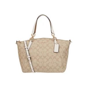 【4色】COACH 蔻馳 經典馬車LOGO皮革單肩包 斜挎包 大容量餃子包