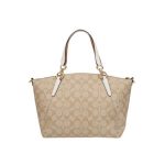 【4色】COACH 蔻馳 經典馬車LOGO皮革單肩包 斜挎包 大容量餃子包