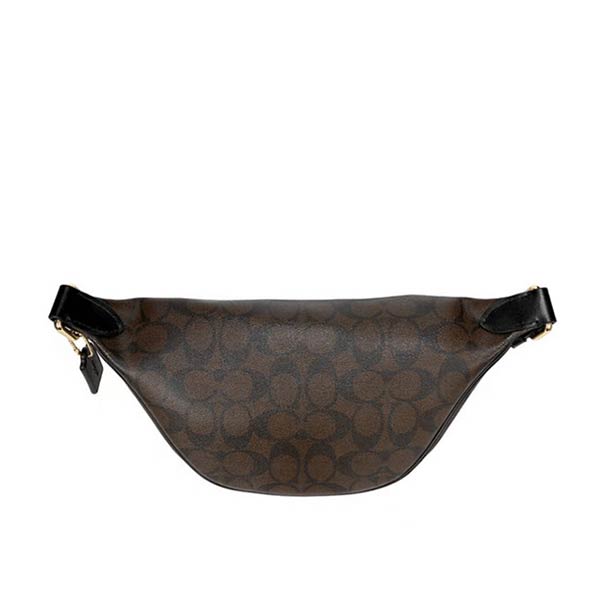 COACH 經典老花 LOGO PVC 防刮皮革單肩斜挎胸包 COACH 經典老花 LOGO PVC 防刮皮革單肩斜挎胸包