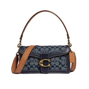 COACH Tabby 26 中號 Chambray 錢布雷緹花酒神腋下包 手提單肩斜挎包