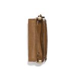 COACH Beat Saddle系列 復古翻蓋馬鞍包 單肩斜挎包 中號  象牙白