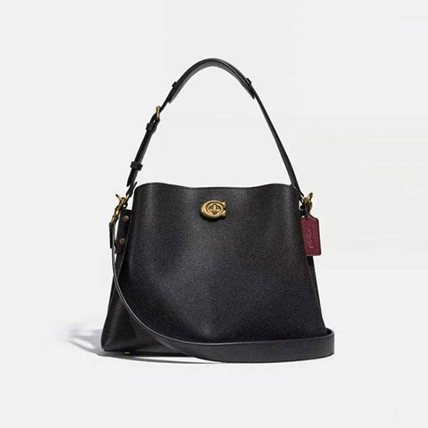 COACH WILLOW 時尚拼色水桶包 COACH WILLOW 時尚拼色水桶包