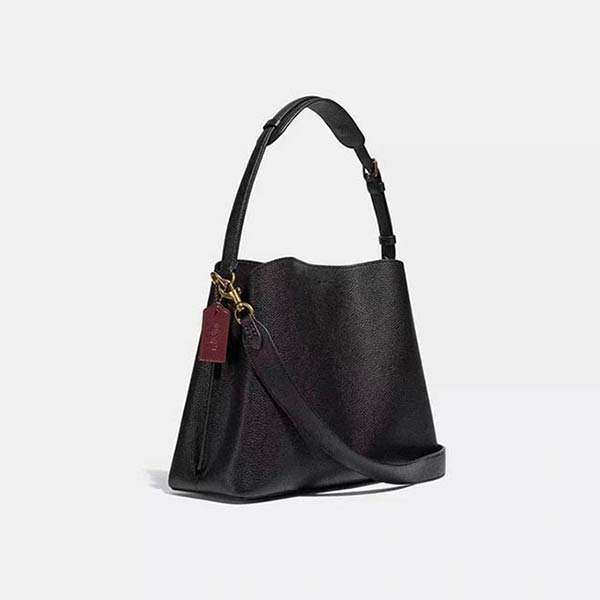 COACH WILLOW 時尚拼色水桶包 COACH WILLOW 時尚拼色水桶包