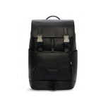 COACH Track 經典男士皮質雙肩包 休閒登山包 黑色
