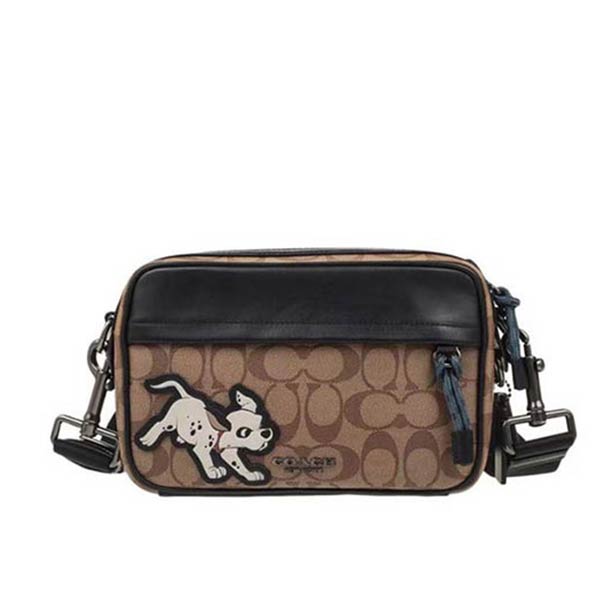 COACH 蔻馳 Disney 迪士尼聯名款 斑點狗印花相機包 COACH 蔻馳 Disney 迪士尼聯名款 斑點狗印花相機包