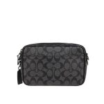 【2色】COACH 蔻馳 滿版C LOGO PVC 拼接相機包 單肩斜挎包 男款