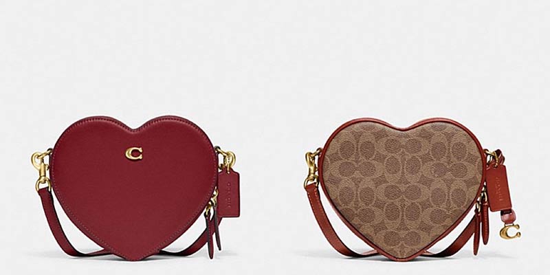 COACH Heart 斜背手袋
