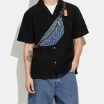 【3色】COACH CHARTER 7 經典 SIGNATURE 丹寧腰包