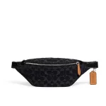 【3色】COACH CHARTER 7 經典 SIGNATURE 丹寧腰包
