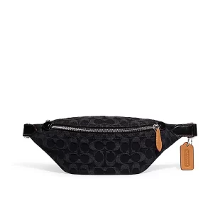 【3色】COACH CHARTER 7 經典 SIGNATURE 丹寧腰包