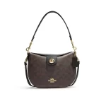 COACH ELLA HOBO 經典C紋LOGO皮革手提單肩包 斜挎包