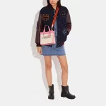 【3色】COACH FIELD 22 帆布配皮托特包 手提單肩斜挎包