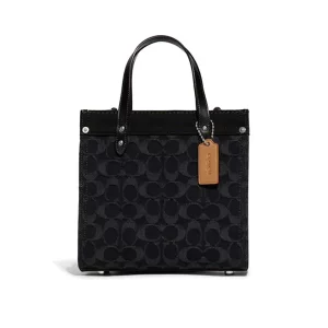 COACH FIELD 22 經典 SIGNATURE 丹寧托特包 單肩斜挎包