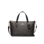 COACH GALLERY 迷你手提包 單肩斜挎包 女款 深咖黑