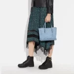 【2色】COACH Mollie Tote 25 經典帆布托特包 手提單肩斜挎包