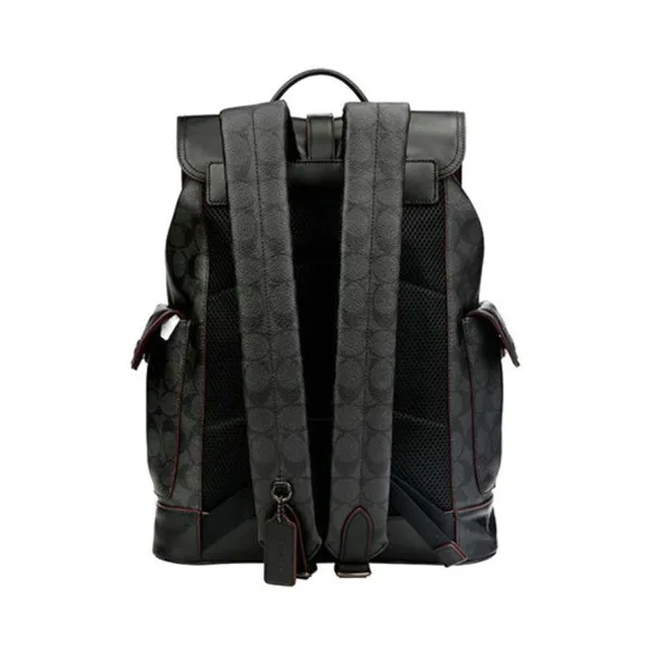 COACH HUDSON 經典 SIGNATURE 緹花後背包