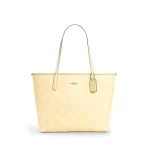 COACH City 33 經典標誌塗層帆布托特包