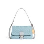 COACH SOFT TABBY 經典 SIGNATURE 丹寧面料單肩斜背包