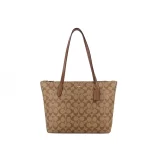 COACH Zip Top 經典標誌大容量托特包