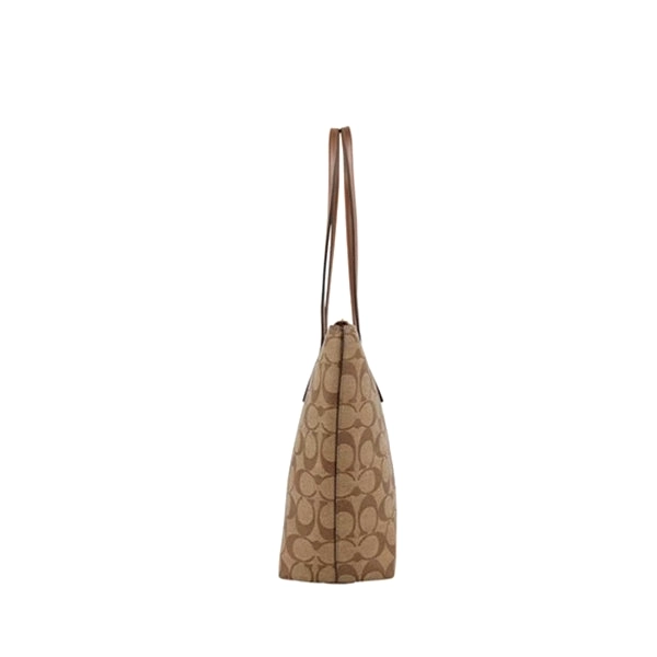 COACH Zip Top 經典標誌大容量托特包
